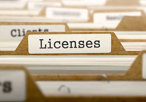 search for license